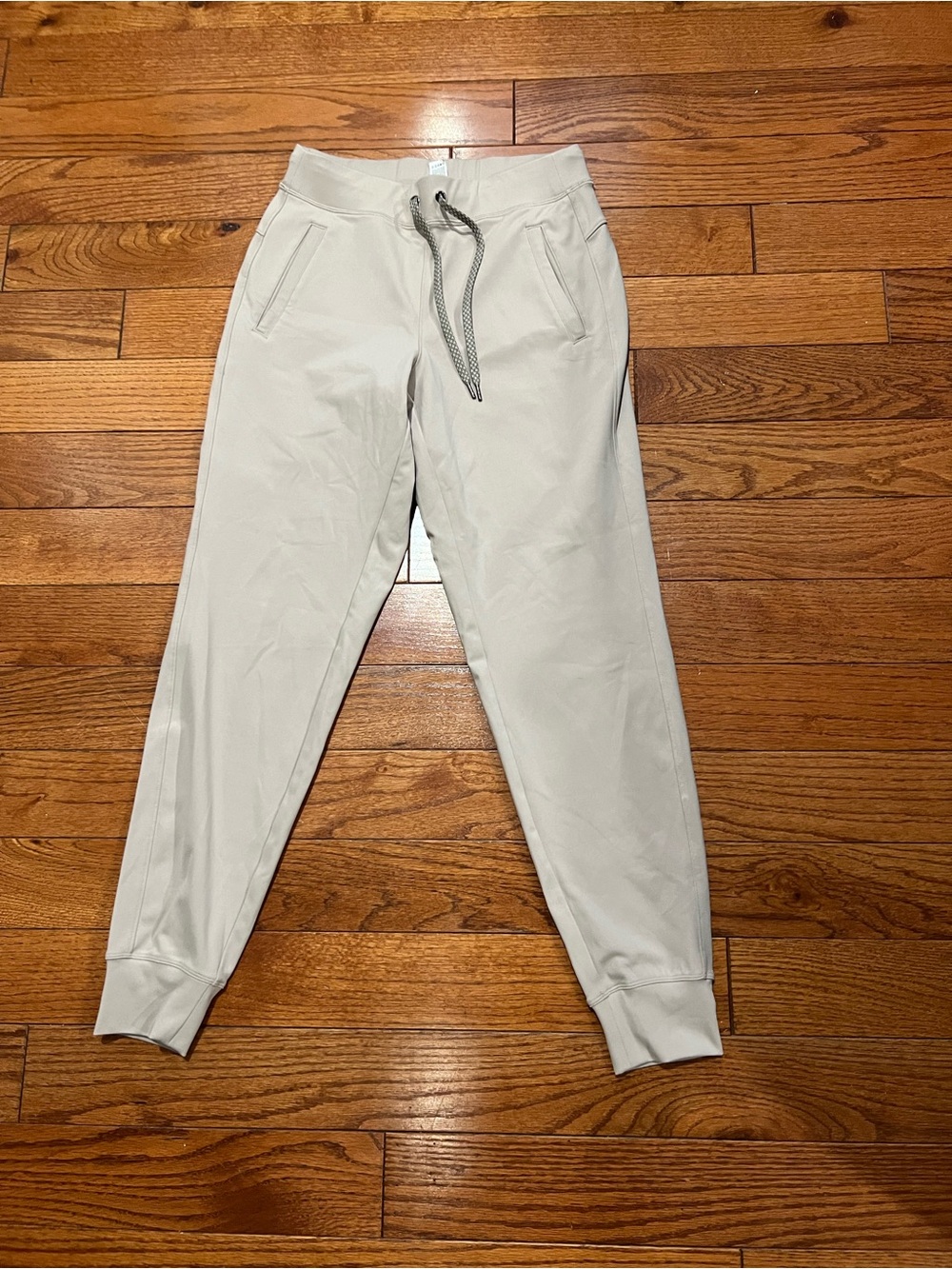 Yogalicious Cream Jogger Pants with Drawstring